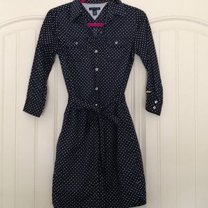 Tommy Hilfiger polka dot shirt dress